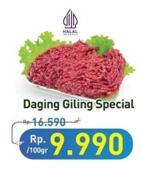 Promo Harga Daging Giling Sapi per 100 gr - Hypermart