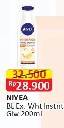 Promo Harga NIVEA Body Serum Extra White Instant Glow SPF 33 180 ml - Alfamart