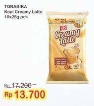 Promo Harga Torabika Creamy Latte per 10 sachet 25 gr - Indomaret