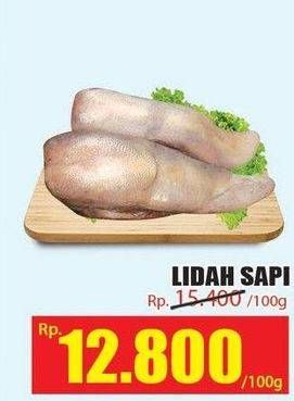 Promo Harga Lidah Sapi per 100 gr - Hari Hari