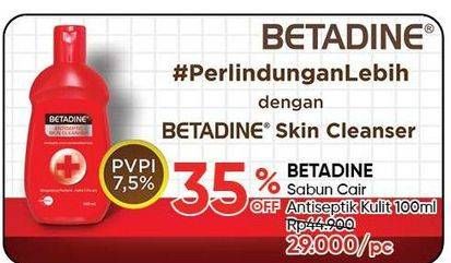 Promo Harga BETADINE Antiseptic Skin Cleanser 100 ml - Guardian