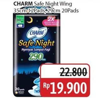 Promo Harga Charm Safe Night Wing 29cm, Wing 35cm 12 pcs - Alfamidi