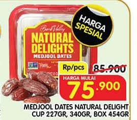 Promo Harga Natural Delights Kurma Medjool 227 gr - Superindo