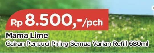 Promo Harga Mama Lime Cairan Pencuci Piring All Variants 680 ml - TIP TOP