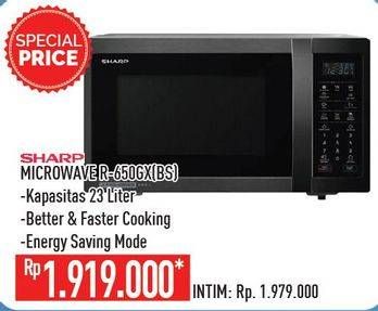 Promo Harga SHARP R-650 GX Microwave BS  - Hypermart