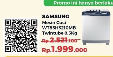 Promo Harga Samsung WT85H3210MB | Mesin Cuci  - Yogya