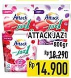 Promo Harga Attack Jaz1 Detergent Powder 800 gr - Hypermart