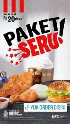 Promo Harga Paket Seru  - KFC