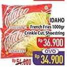 Promo Harga Idaho French Fries Crinkle Cut, Shoestring 1000 gr - Hypermart