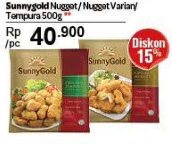 Promo Harga Sunny Gold Nugget/Nugget Varian/Tempura  - Carrefour