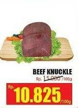 Promo Harga Beef Knuckle (Daging Inside) per 100 gr - Hari Hari