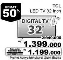 Promo Harga TCL LED TV 32