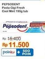 Promo Harga PEPSODENT Pasta Gigi Pencegah Gigi Berlubang Fresh Cool Mint 190 gr - Indomaret