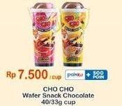 Promo Harga Cho Cho Wafer Snack Chocolate 33 gr - Indomaret