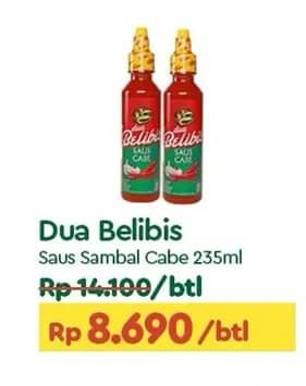 Promo Harga Dua Belibis Saus Cabe 235 ml - TIP TOP