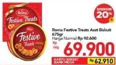 Promo Harga ROMA Festive Treats 765 gr - Carrefour