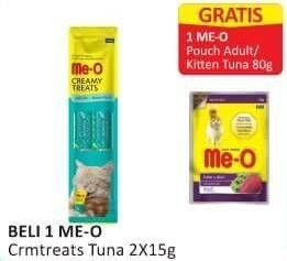 Promo Harga ME-O Creamy Treats Tuna 30 gr - Alfamart