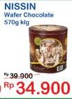 Promo Harga NISSIN Wafers Chocolate 570 gr - Indomaret