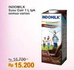 Promo Harga Indomilk Susu UHT Cokelat 1000 ml - Indomaret