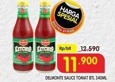 Promo Harga DEL MONTE Saus Tomat 340 ml - Superindo