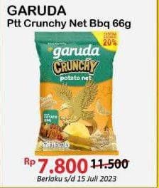 Promo Harga Garuda Snack Potato Crunchy Net Potato BBQ 55 gr - Alfamart