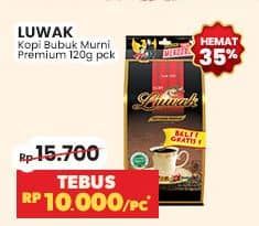 Promo Harga Luwak Kopi Murni Premium per 2 bag 140 gr - Indomaret