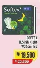 Promo Harga Softex Daun Sirih 36cm 12 pcs - Alfamart