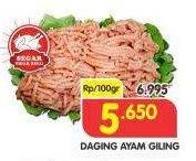 Promo Harga Daging Giling Ayam per 100 gr - Superindo