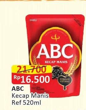 Promo Harga ABC Kecap Manis 520 ml - Alfamart