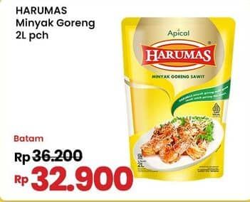 Promo Harga Harumas Minyak Goreng 2000 ml - Indomaret