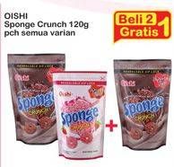 Promo Harga OISHI Sponge Crunch All Variants 120 gr - Indomaret