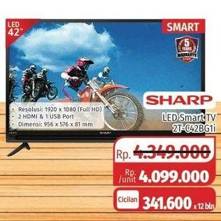 Promo Harga SHARP 2T-C42BG1i | Full HD Android TV 42"  - Lotte Grosir