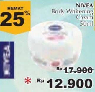 Promo Harga NIVEA Soft  Whitening 50 ml - Giant