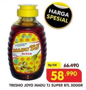Promo Harga TRESNO JOYO Madu TJ Super 500 gr - Superindo