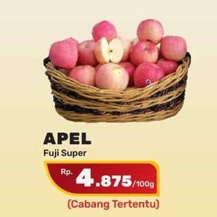 Promo Harga Apel Fuji Super per 100 gr - Yogya