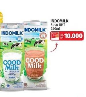 Promo Harga Indomilk Susu UHT 950 ml - LotteMart