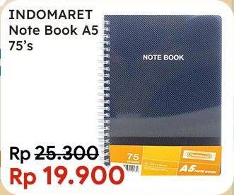 Promo Harga Indomaret Note Book A5 75 sheet - Indomaret