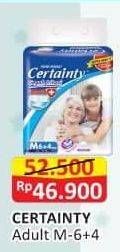 Promo Harga Certainty Adult Diapers M10 10 pcs - Alfamart