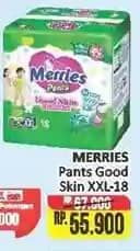 Promo Harga Merries Pants Good Skin XXL18 18 pcs - Alfamart