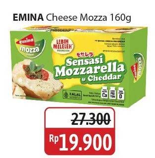 Promo Harga Emina Cheddar Cheese Mozza 165 gr - Alfamidi
