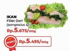 Promo Harga Fillet Ikan Dori per 100 gr - Yogya