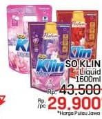 Promo Harga So Klin Liquid Detergent 1600 ml - LotteMart