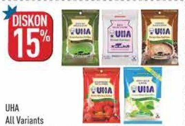 Promo Harga UHA Candy Milk All Variants 42 gr - Hypermart