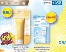 Promo Harga Wardah UV Shield Essential Sunscreen Gel SPF 30 PA+++ 35 ml - Indomaret