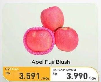 Promo Harga Apel Fuji Blush per 100 gr - Carrefour
