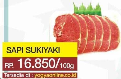 Promo Harga Sapi Sukiyaki per 100 gr - Yogya