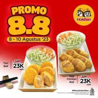 Promo Harga Hokben Egg Chicken Roll  - HokBen