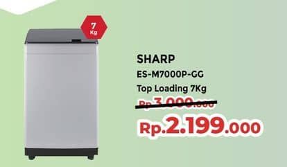 Promo Harga Sharp ES-M7000P-GG  - Yogya