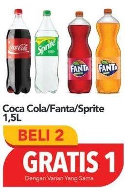 COCA COLA/FANTA/SPRICE 1.5L