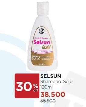 Promo Harga SELSUN Shampoo Gold 120 ml - Watsons